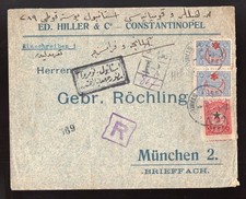 TURKEY Ottoman Period 1916 Registered Cover to Germany picture