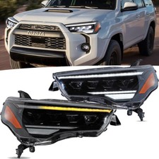 VLAND Pair LED Headlights For Toyota 4Runner 2014-2024 w/ Sequential Indicators picture