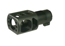 Shotgun Tanker Muzzle Brake Clamp On Slip Over, Aluminum For Remington 870 12ga  picture