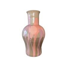 Vintage Roy Hamilton Large Ceramic Urn Vase Studio Pottery Sunset Glaze picture