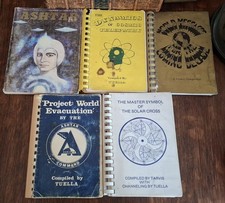 8 Vtg Books Metaphysics Psychic Channeling Aliens Ashtar Tuella Tarvis UFOlogy picture