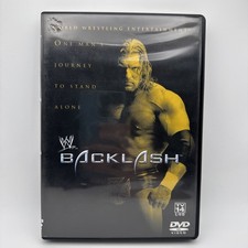 WWE Backlash 2002 DVD WWF Triple H CIB Complete  picture