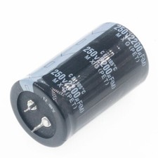 2pcs 2200uF 250V 2200MFD 250Volt 35*50mm Electrolytic Capacitor NEW picture