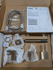 Delta T342701-LHD Modern Square hand shower - Bronze missing Trim plate see pic picture