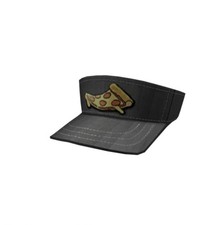 Robl0x | Pizza Delivery Visor Hat Work at a Pizza Place Series 1 - RARE Toy Code picture