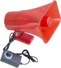 Outdoor Alarm Security Siren, AC110V Red Safety Horn for Public Emergency Ala... picture