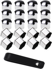 20 Pcs Wheel Lug Nut Covers Bolt Caps,17Mm Silver Universal Anti-Rust Car Tire picture