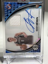 Egor Demin 2025-26 Topps Pristine Pristine Pieces Patch Auto /75 picture