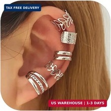 5 Pcs Gold Ear Cuffs for Women Non Piercing Ear Cuff Earrings Clip on Earring Se picture