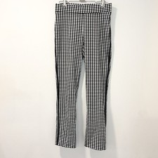 Joseph Ribkoff Checkered Ankle Pants Size US 8 Dark Academic Classic Preppy picture
