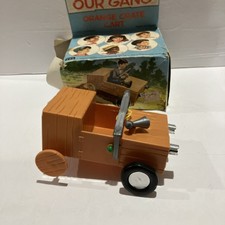 VINTAGE 1975 MEGO OUR GANG Little Rascals ORANGE CRATE CART “LOOK” picture