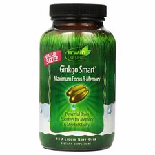 Ginkgo Smart Maximum Focus & Memory 120 Liquid Soft-Gels  picture