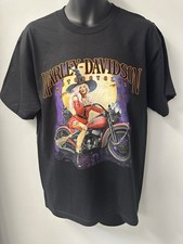 Harley Davidson Men's Halloween Witchy Woman Short Sleeve T-Shirt Black 3003186 picture