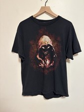 Vintage Y2K Disturbed Black Faded Heavy Metal Band T Shirt Size Men’s Large picture