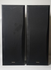 Vintage Technics SB-A55 3-Way Speaker System Floor Speakers Pair TESTED picture