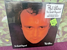 ORIGINAL SEALED PHIL COLLINS No Jacket Required HYPE STICKER Excellent picture