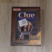 Target Exclusive Parker Brothers Vintage Game Collection Clue 2005 New Sealed  picture