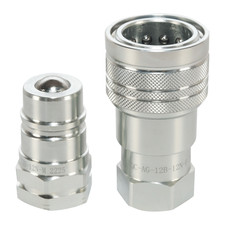 3/4″ AG Hydraulic Quick Couplers Set - 3/4″ NPT Thread picture