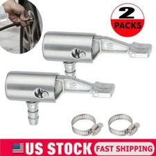 Two Lock On Tire Inflator Locking Air Chuck Air Hose Attachment 1/4