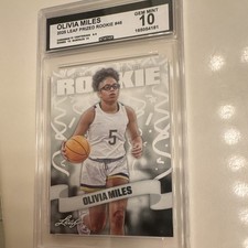 Leaf 2023 Leaf Holiday Packs #BA-OM1 Olivia Miles RC Auto Basketball Card picture