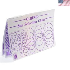 Professional Laminated O-Ring Sizing Chart - Precise Measurements Made Easy picture