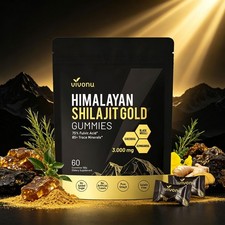 VivoNu Himalayan Shilajit Gold Gummies,Natural Mineral Blend Wellness Supplement picture