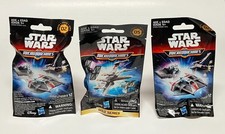 LOT 3 Random Hasbro Micro Machines Star Wars BLIND BAGS 2015 Sealed / New picture