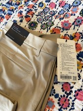 lululemon ABC Slim Straight Warpstreme Beige Stretch Quick Dry Pants 36W picture