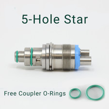 Star 430 SWL 5 Hole Fiber Optic Dental Swivel Coupler USA Stock Quick Ship picture