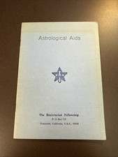 FIRST EDITION Astrological Aids Booklet Rosicrucian Fellowship Occult Heindel picture