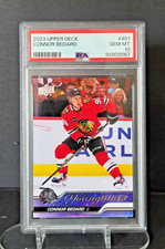 Connor Bedard PSA 10 2023-24 Upper Deck Series 2 Young Guns Rookie RC #451 picture