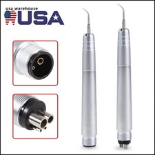 USA Dental Ultrasonic Air Perio Scaler Handpiece Hygienist 2 & 4-Holes 3 Tips CE picture