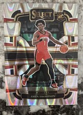 2023-24 Panini Select - Concourse Amen Thompson #96 Tectonic Prizm (RC) picture