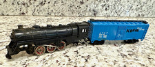 Lionel O Gauge Santa Fe #671 2-6-2 Steam Locomotive & ATSF Boxcar picture