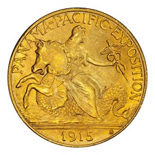 1915-S $2.50 Gold Panama Pacific PCGS MS-66 picture