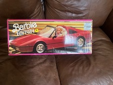 VTG 1987 Barbie Ferrari Red Car 3136 W/Box & Rare Ultra Vette Promo Mailaway... picture