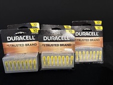 6 Pkgs Of Size 10 Duracell Hearing Aid Batteries 120 Total BBD March Of 2023 picture