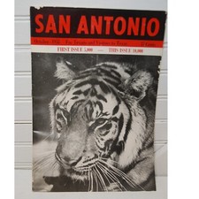 Vintage Magazine Zoo edition San Antonio Texas October 1958 Tiger City picture