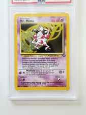 199 Mr. Mime Pokemon TCG Jungle Holo 6/64 PSA 6 EX-MT WOTC Graded Card Base set picture