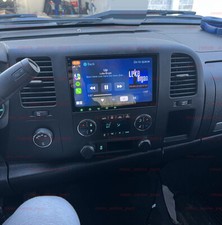 For 2009-2012 Chevy Silverado Apple Carplay Radio Android 13 GPS NAVI WIFI 64G picture
