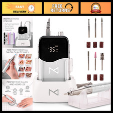 Professional Nail Drill Machine 2-in-1, Cordless, 35000 RPM, Manicure Tool picture