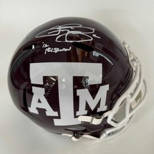 Autographed/Signed Johnny Manziel 12 Heisman Texas A&M FS Helmet BAS COA picture