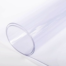 Clear Plastic Vinyl PVC Fabric by the Yard 54