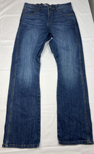 Wrangler Retro Mens Boot Cut Jeans 32x34 Western Dark Wash Relaxed picture