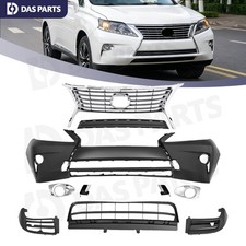 Fit For 2013-2015 Lexus RX350 RX450h Front Bumper Cover Grille w/o Park Holes picture