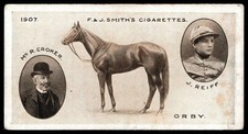1913 Smith's Derby Winners #45 John Reiff HOF-Orby picture