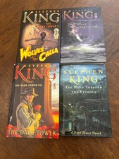 4 Stephen King The Dark Tower Books 5 6 7 + Keyhole ALL 1st Edition Hard Cover picture