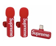 Supreme Mini Mics Set of 2 FW26 Red Microphone Accessory picture