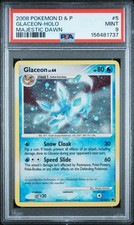 2008 POKEMON DIAMOND & PEARL MAJESTIC DAWN #5 GLACEON-HOLO PSA 9 picture