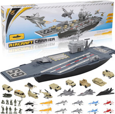 33-Inch Aircraft Carrier Mega Playset - Ultimate Military Battle Set for Boys wi picture